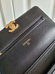 Chanel WOC Black Lambskin size 12 x 19 x 3.5 cm - 4