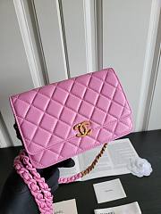 Chanel WOC Pink Lambskin size 12 x 19 x 3.5 cm - 3
