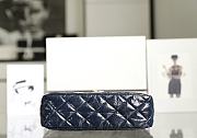 Chanel Hobo Bag Glossy Calf Leather & Gold Plated Metal Navy Blue - 2