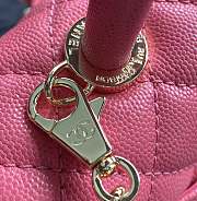 Chanel Coco Mini Bag Pink Grain Leather & Gold Hardware size 19x13x9 cm - 3