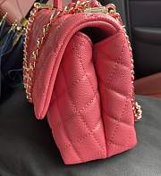 Chanel Coco Bag Pink Grain Leather & Gold Hardware size 24x14x10 cm - 2