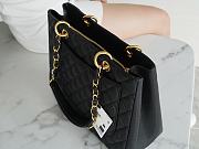 Chanel Grand Shopping Tote Black Caviar Leather Gold Hardware 33cm  - 3