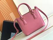 Prada Galleria Saffiano Leather Mini-Bag Pink size 20x15x9.5 cm - 5