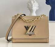 LV Twist MM Brown Handbag Epi leather Size 23x17x9.5 cm - 1