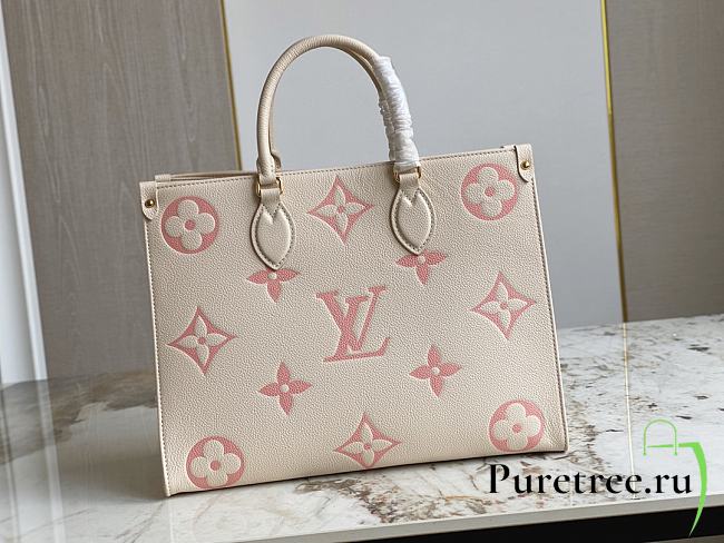LV OnTheGo MM Rose Trianon Pink M21575 size 35x27x14 cm - 1