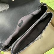 Gucci GG Marmont Shoulder Bag Black Leather 734814 size 26.5x13x7 cm - 2
