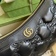 Gucci GG Matelassé Handbag Black 735049 size 25x15x8 cm - 2