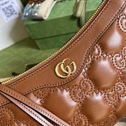 Gucci GG Matelassé Handbag Brown 735049 size 25x15x8 cm - 3