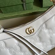 Gucci GG Matelassé Handbag White 735049 size 25x15x8 cm - 4