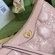 Gucci GG Matelassé Handbag Pink 735049 size 25x15x8 cm - 2