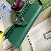 Dionysus Small Shoulder Bag Green Leather 731782 size 25x14x4 cm - 5