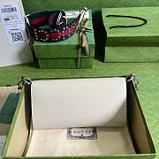 Dionysus Small Shoulder Bag White Leather 731782 size 25x14x4 cm - 3