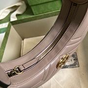 Gucci GG Marmont Half-Moon-Shaped Mini Bag Dusty Pink size 21 x 11 x 5 cm - 6