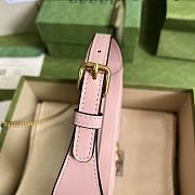 Gucci GG Marmont Half-Moon-Shaped Mini Bag Pink size 21 x 11 x 5 cm - 6