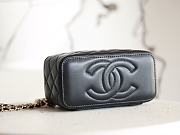 Chanel Top Handle Vanity Case With Chain Black size 17x9.5x8 cm - 5