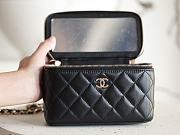 Chanel Top Handle Vanity Case With Chain Black size 17x9.5x8 cm - 6