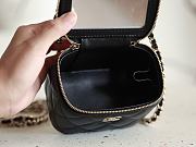 Chanel Small Top Handle Vanity Case With Chain Black size 11x8.5x7 cm - 6