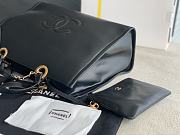 Chanel Large Shopping Bag Black Calfskin AS3128 size 39x29x15cm - 2