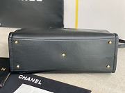 Chanel Large Shopping Bag Black Calfskin AS3128 size 39x29x15cm - 4