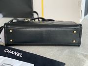 Chanel Medium Shopping Bag Black Calfskin AS3129 size 34x23x10 cm - 6