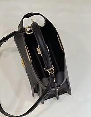 Fendi Peekaboo Iseeu Medium Tote Bag Black size 33.5x13x25.5 cm - 2