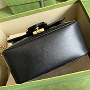 Gucci GG Marmont mini shoulder bag black size 18x13.5x8 cm - 2