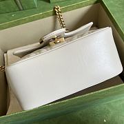Gucci GG Marmont mini shoulder bag white size 18*13.5*8cm - 3