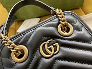 Gucci Gucci GG Marmont Matelasse Mini Bag Black Size 16x19x7cm - 4