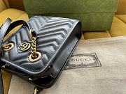 Gucci Gucci GG Marmont Matelasse Mini Bag Black Size 16x19x7cm - 5