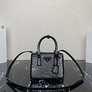 Prada Galleria Satin Mini-Bag With Crystals size 20 x 14.5 x 9.5 cm - 1