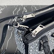 Prada Galleria Satin Mini-Bag With Crystals size 20 x 14.5 x 9.5 cm - 5