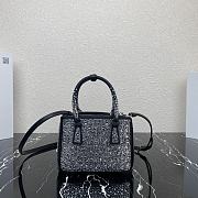Prada Galleria Satin Mini-Bag With Crystals size 20 x 14.5 x 9.5 cm - 3
