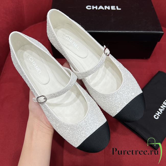 Chanel Mary Janes White & Black  - 1