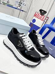 Prada Leather Sneakers Black - 1