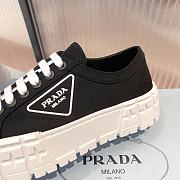 PRADA | Double Wheel nylon gabardine sneakers Black - 6