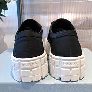 PRADA | Double Wheel nylon gabardine sneakers Black - 5