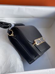 Hermes Roulis Mini Bag Black & Golden Hardware size 19cm - 2