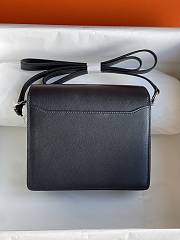 Hermes Roulis Mini Bag Black & Silver Hardware size 19cm - 2