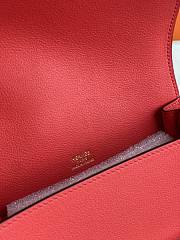 Hermes Roulis Mini Bag Red & Golden Hardware size 19cm - 5
