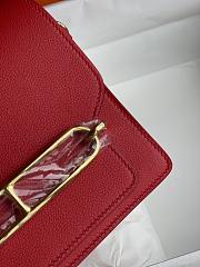 Hermes Roulis Mini Bag Red & Golden Hardware size 19cm - 3