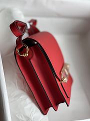 Hermes Roulis Mini Bag Red & Golden Hardware size 19cm - 2