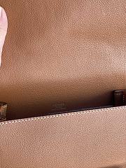 Hermes Roulis Mini Bag Brown & Golden Hardware size 19cm - 5