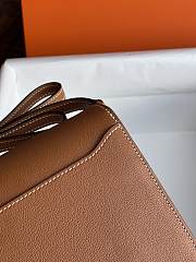 Hermes Roulis Mini Bag Brown & Golden Hardware size 19cm - 4