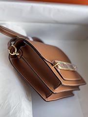 Hermes Roulis Mini Bag Brown & Golden Hardware size 19cm - 2