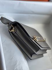 Hermes Roulis Mini Bag Grey & Golden Hardware size 19cm - 6