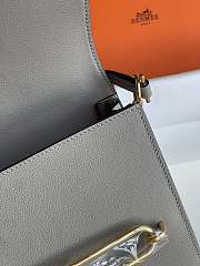 Hermes Roulis Mini Bag Grey & Golden Hardware size 19cm - 4