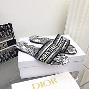 Dior Slide D-Lite Bag Black Dior Around the World Stella Embroidery - 3