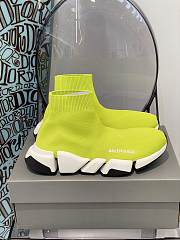 Balenciaga Speed 2.0 Recycled Knit Trainers Yellow/White/Black - 1