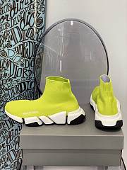 Balenciaga Speed 2.0 Recycled Knit Trainers Yellow/White/Black - 6