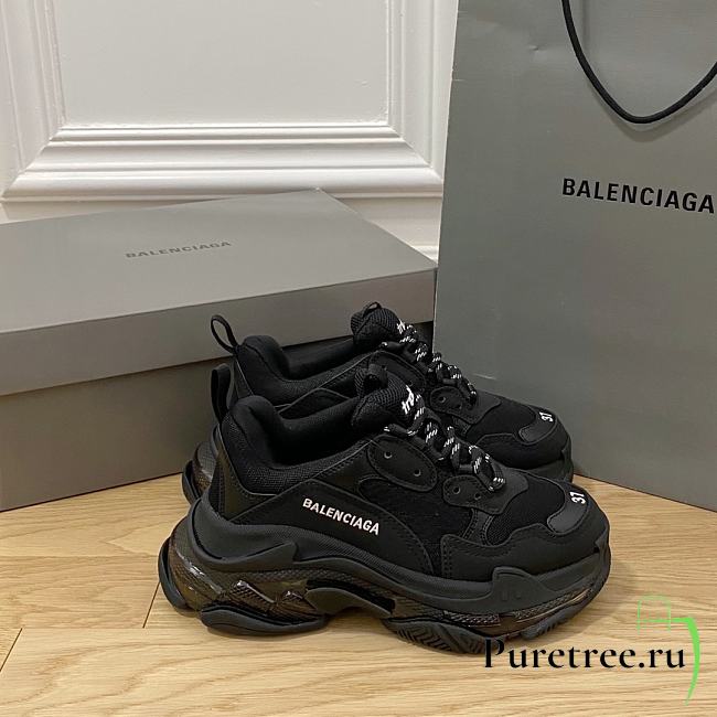 Balenciaga Triple S Sneaker Full Black  - 1